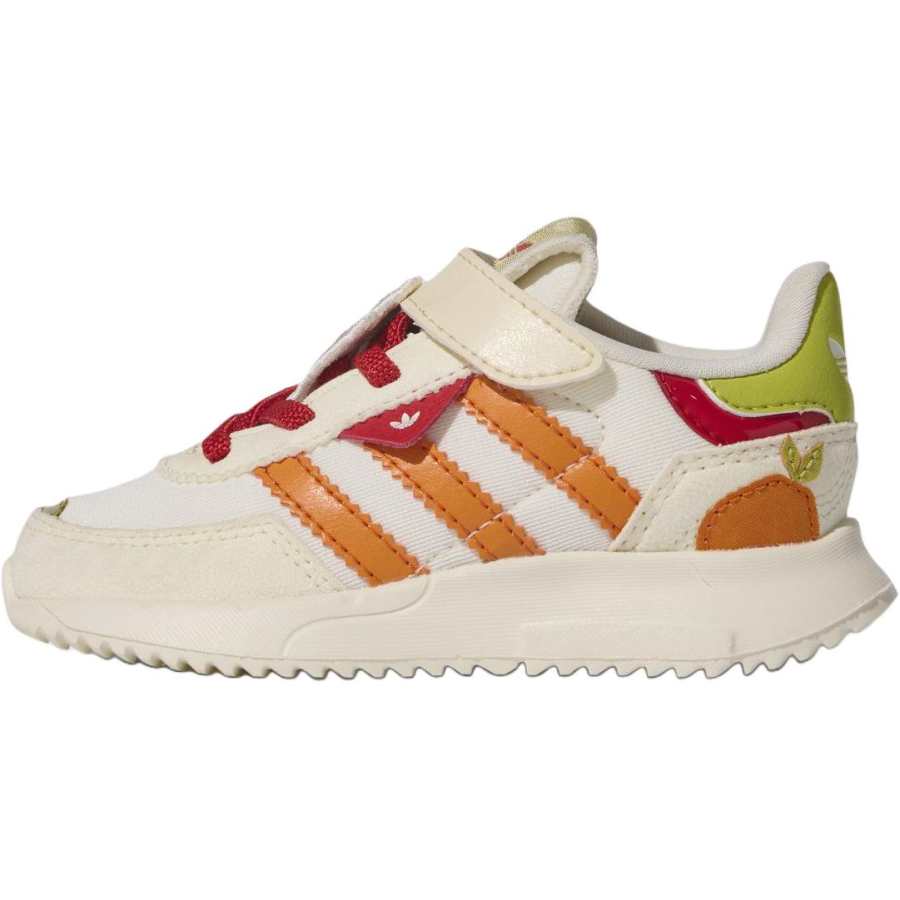 Adidas Originals x Disney Retropy F2 Low top Toddler Shoes Beige Orange Red Infant And Toddler