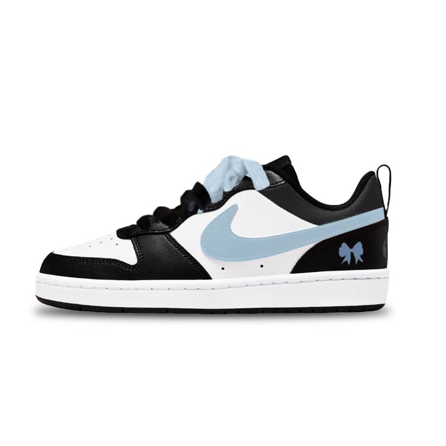 Nike Nike Court Borough Leather Abrasion Resistant Low top Kids' Skateboarding Shoes Unisex