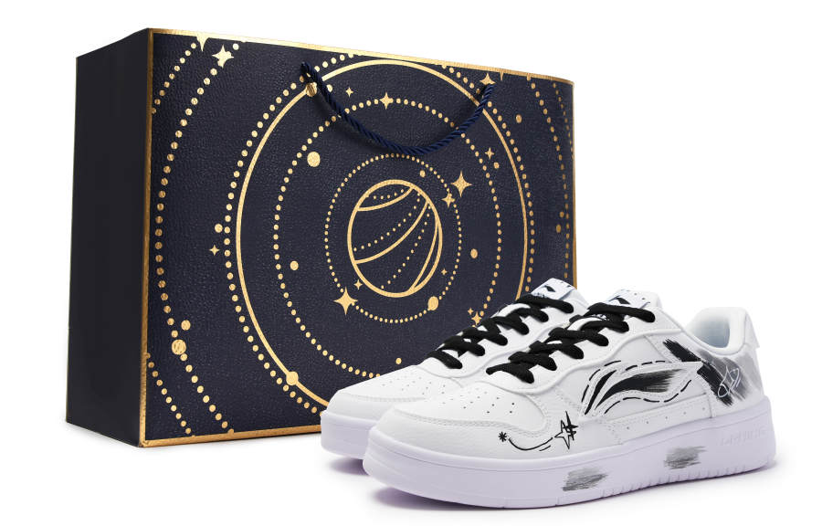 Li-Ning Li Ning Floating Boat Low top Skateboard Shoes Unisex Black White