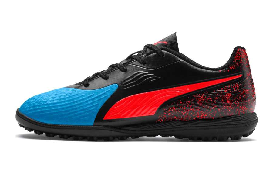 PUMA Low top Soccer Shoes Blue Black Red Kids'