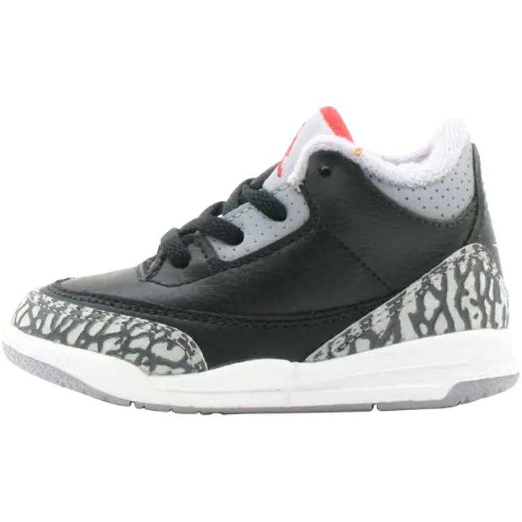 Jordan Jordan Air Jordan 3 Abrasion Resistant Mid top Toddler Shoes Black Infant And Toddler