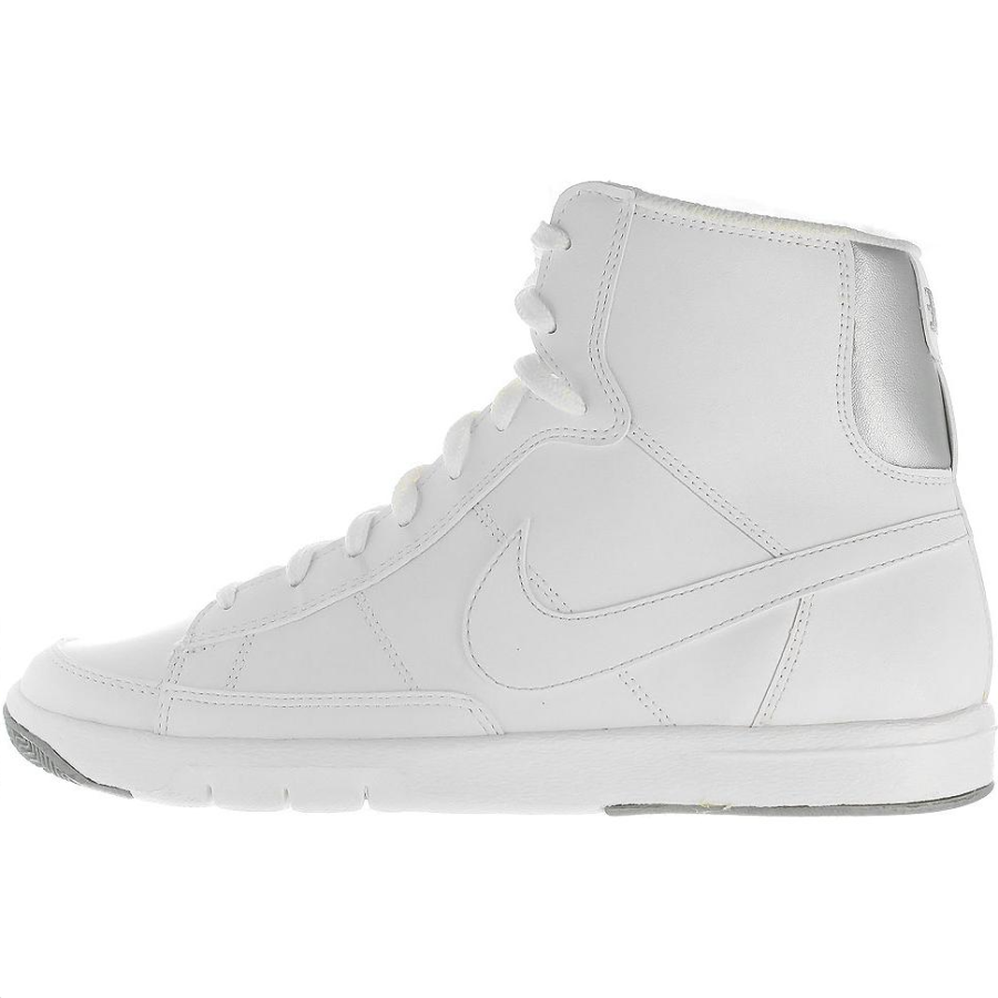 Nike Nike Blazer Slip Resistant Abrasion Resistant High top Kids' Skateboarding Shoes White Teenagers