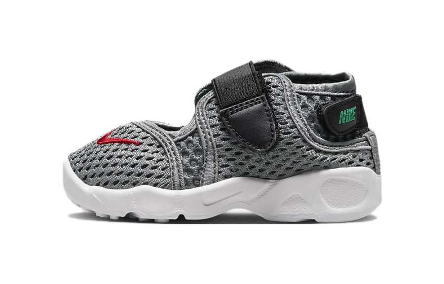 Nike Nike Air Rift 2 TD Slip Resistant Anti Kick Slip Resistant Anti Kick Low top Baby & Toddler Shoes Gray