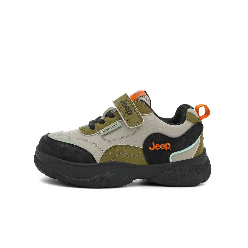 Jeep Running Collection Low top Running Shoes Olive Green/Obsidian Black Kids'