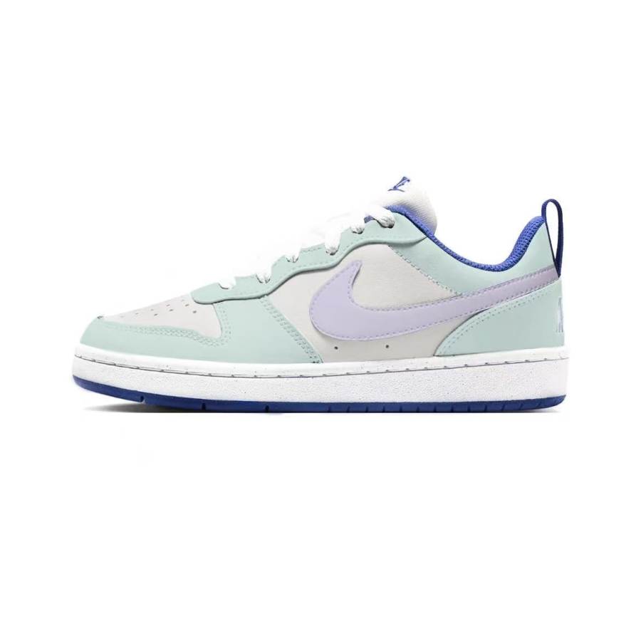 Nike Nike Court Borough Green Colorful Synthetic Leather Slip Resistant Abrasion Resistant Low top Kids' Skateboarding Shoes