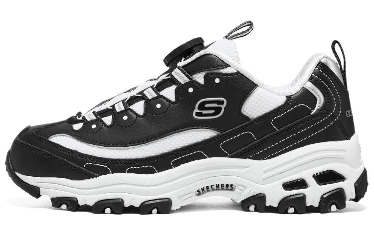 Skechers Girls Anti Kick Cushioning Anti Kick Cushioning Low top Kids Lifestyle Shoes Black White