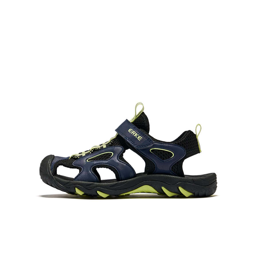 ERKE KIDS Jungle Synthetic Leather, Textile Slip Resistant And Breathable Slip Resistant And Breathable Low top Sandal
