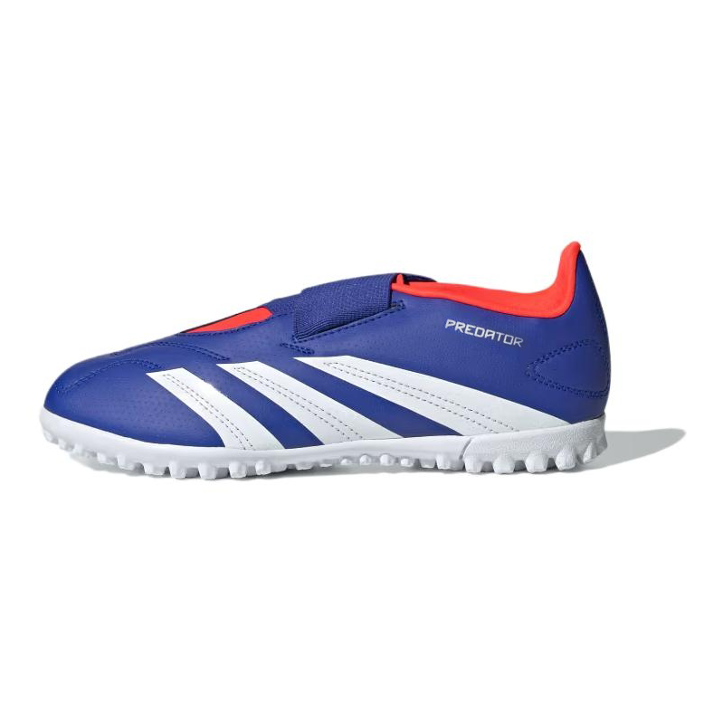 Adidas Adidas Predator CLUB Slip Resistant Abrasion Resistant Low top Kids' Soccer Shoes Blue White Red Kids'