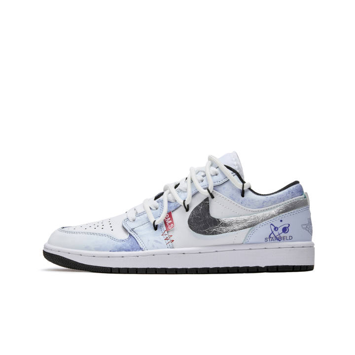 Jordan Jordan Air Jordan 1 Leather Slip Resistant Abrasion Resistant Slip Resistant Abrasion Resistant Low top