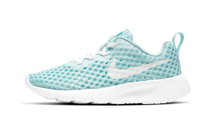 Nike Nike Tanjun BR BPE Abrasion Resistant Breathable Low top Kids Lifestyle Shoes Ice Blue Children Aged 3 7 Years Old