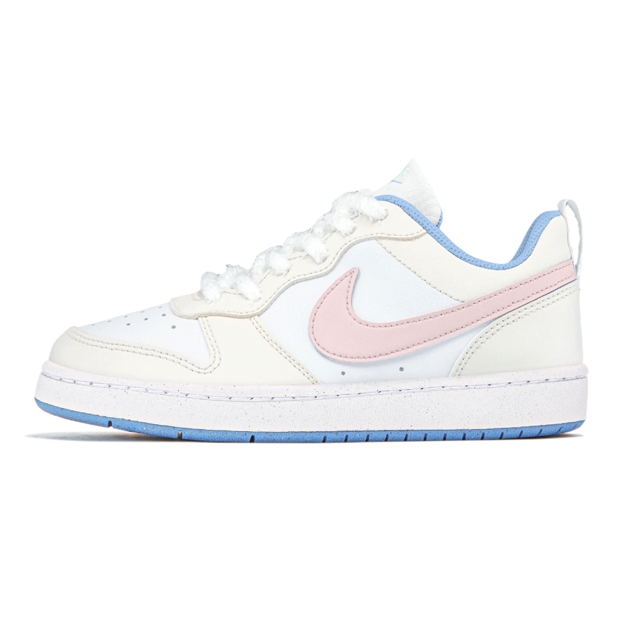 Nike Nike Court Borough Slip Resistant Abrasion Resistant Low top Kids' Skateboarding Shoes Pink Teenagers