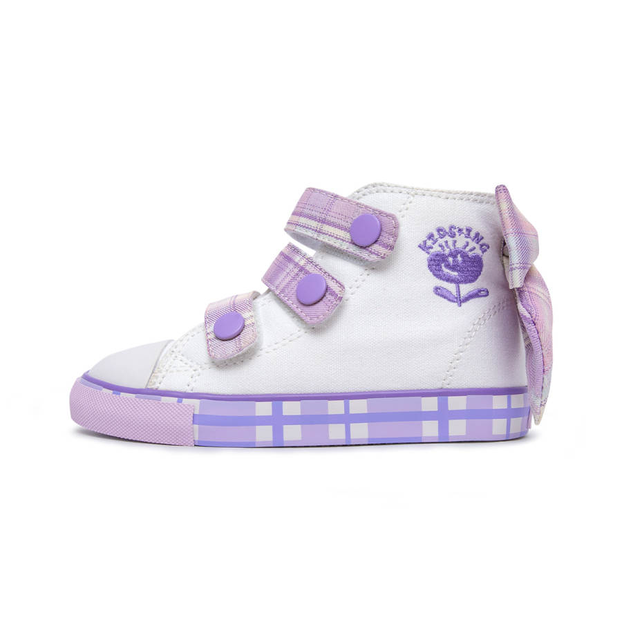 KIDSING Slip Resistant Abrasion Resistant Slip Resistant Abrasion Resistant High top Purple Children Aged 3 7 Years Old