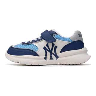 MLB KIDS Comfortable And Breathable Slip Resistant Cushioning Low top Kids' Running Shoes Blue Kids'