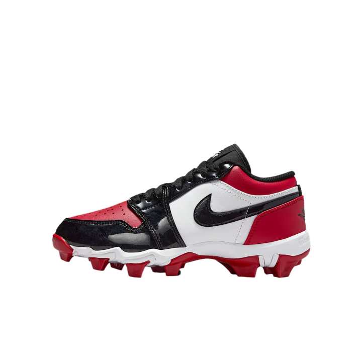 Jordan Jordan 1 Leather Kids' Soccer Shoes Red Kids'