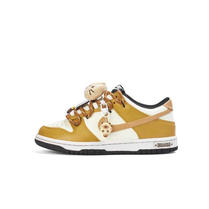 Nike Nike Dunk Old Record Leather Cushioning Abrasion Resistant Lightweight Cushioning Slip Resistant Skateboard Shoes