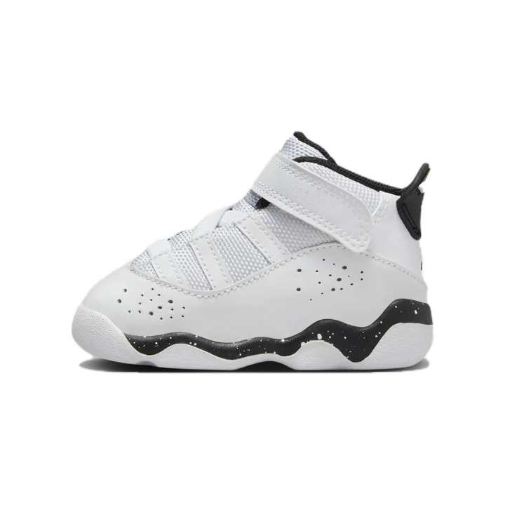 Jordan Jordan Air Jordan 6 Rings Comfortable And Lightweight Slip Resistant Abrasion Resistant High top Toddler Shoes