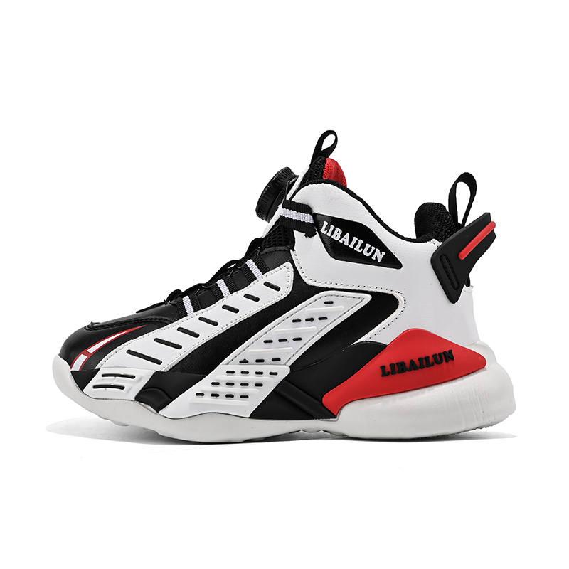 ZIJIAN Cushioning Abrasion Resistant Cushioning, Wear Resistant Mid top Children's Basketball Shoes Kids'