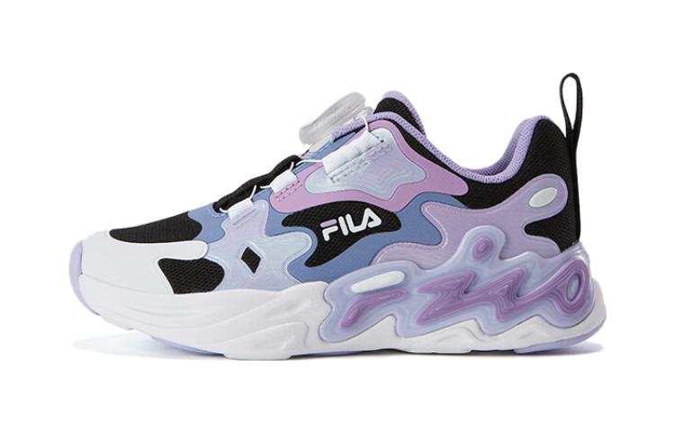 FILA KIDS Slip Resistant Abrasion Resistant Low top Kids' Running Shoes Black/Banana Bark Grass
