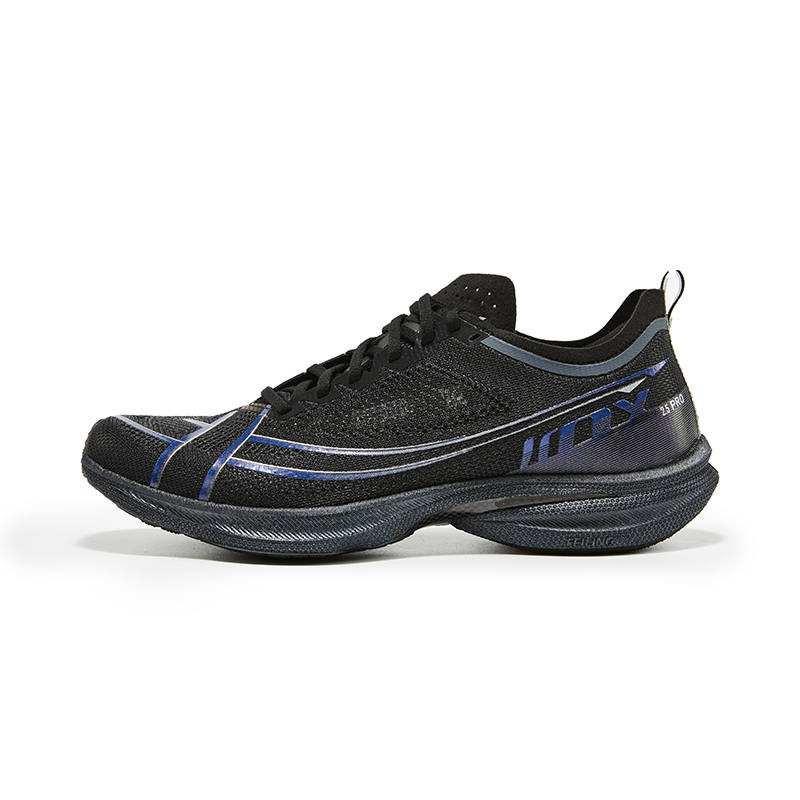 XTEP 100 2.5 Pro Cushioning Rebound Support Abrasion Resistant Low top Running Shoes Black Teenagers