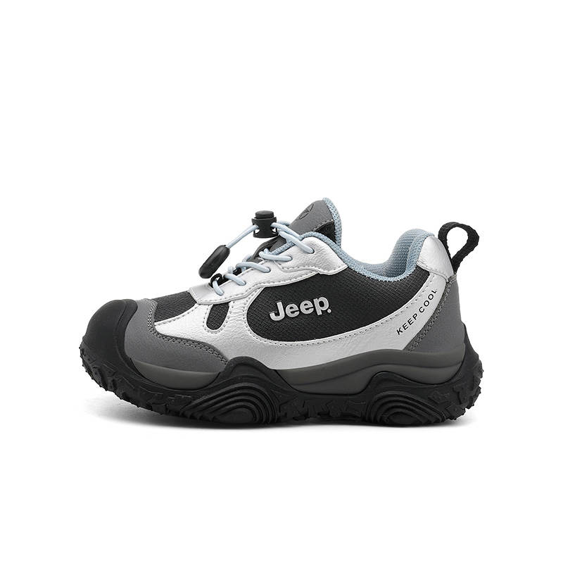 Jeep Mountaineering Sports Slip Resistant Breathable Lightweight Cushioning Low top Kids' Running Shoes Kids'