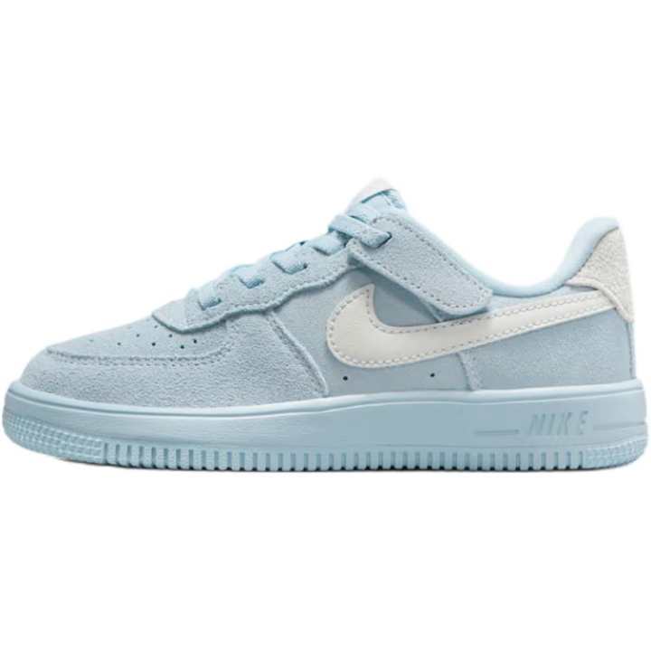 Nike Nike Force 1 Low LV8 EasyOn Skateboard Shoes Blue White Kids'
