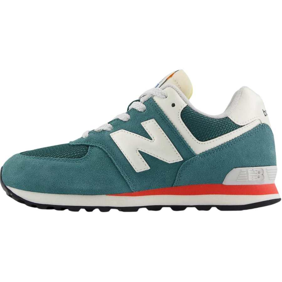 New Balance New Balance NB 574 Soft And Comfortable Low top Kids' Running Shoes Green Teenagers