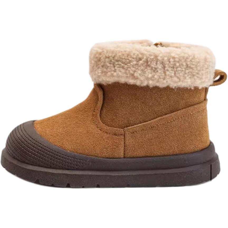 QINUOSHU Slip Resistant Anti Kick Thermal Kids' Boots Children Aged 3 7 Years Old