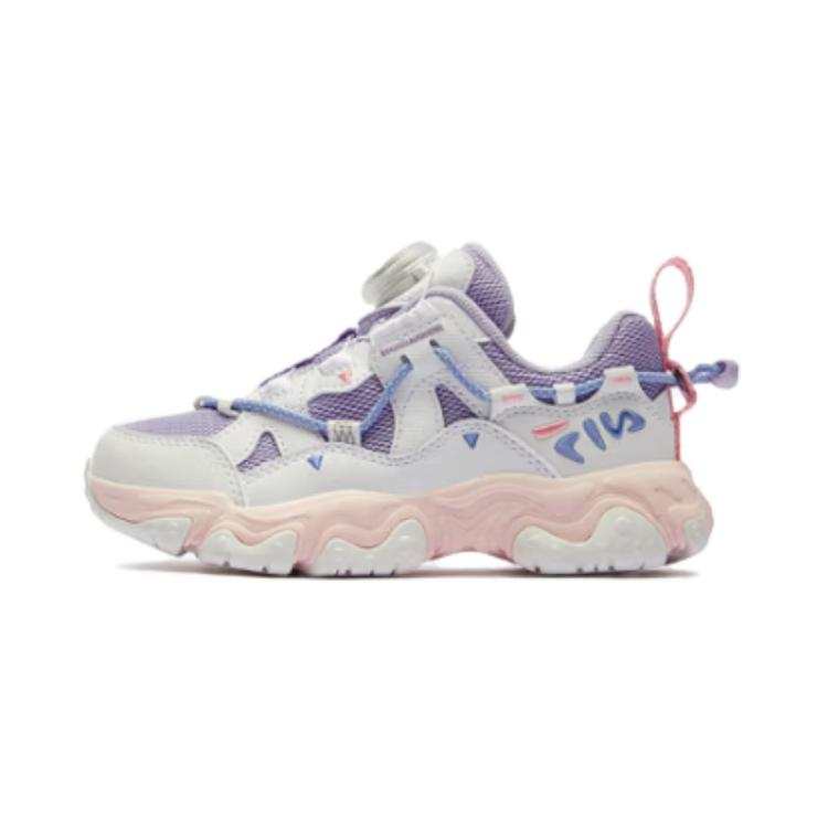 FILA KIDS Abrasion Resistant Low top Kids' Running Shoes Purple Kids'