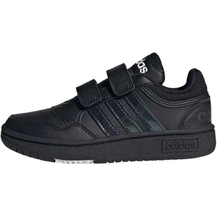 Adidas Adidas HOOPS Lifestyle Leather Skateboard Shoes Black Kids'