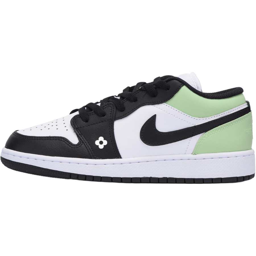 Jordan Jordan Air Jordan 1 Low Leather Low top Children's Basketball Shoes White Teenagers
