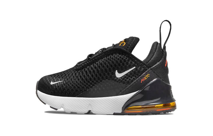 Nike Nike Air Max 270 Low top Toddler Shoes Black Orange Infant And Toddler