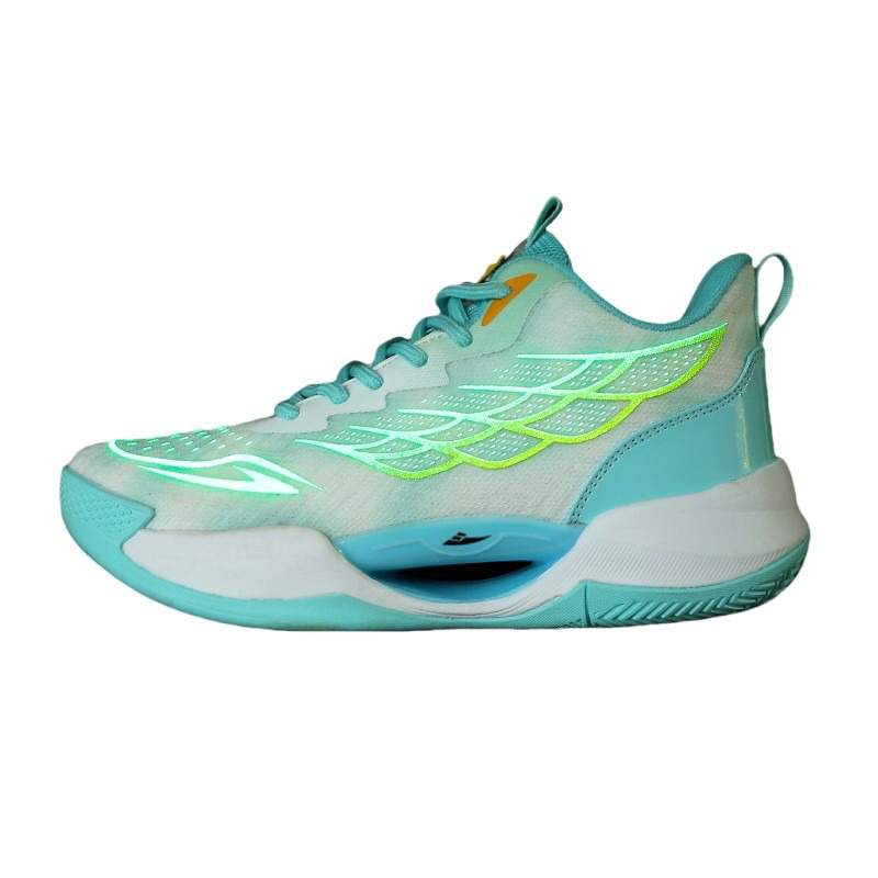 KUDING Cushioning Abrasion Resistant Breathable Mid top Children's Basketball Shoes Teenagers