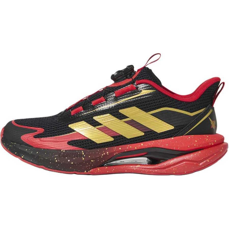 Adidas Adidas LIGHTDART HABU J Low top Kids' Running Shoes Black Gold Red Children Aged 3 7 Years Old