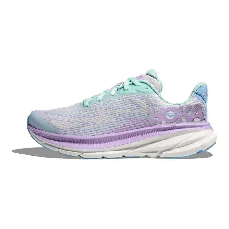 HOKA ONE ONE Clifton 9 Low top Kids' Running Shoes Light Purple Kids'