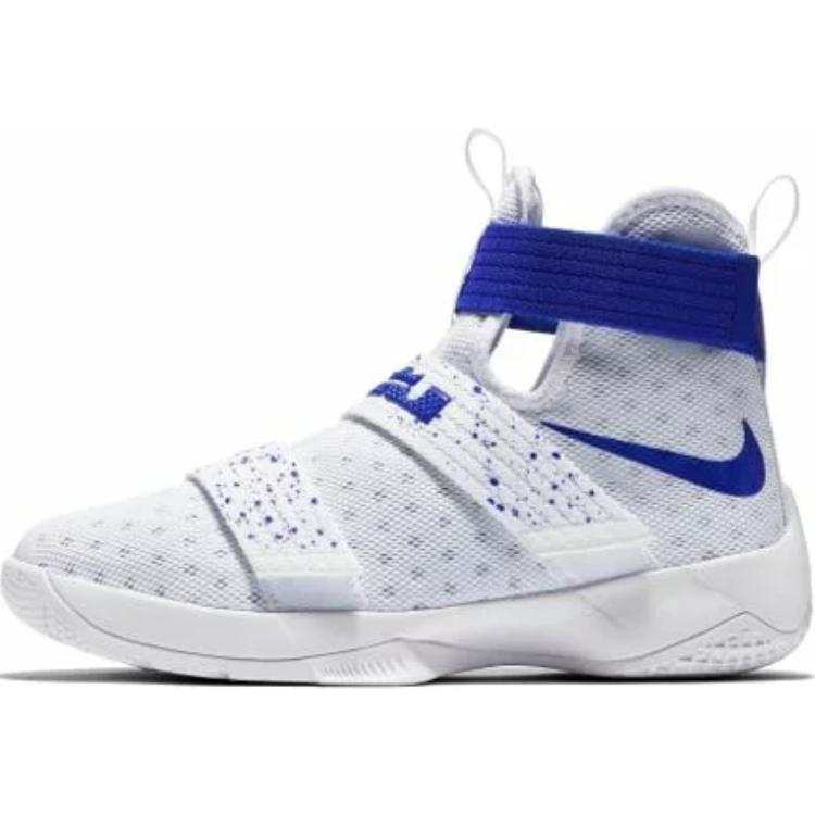 Nike Nike Slip Resistant Abrasion Resistant Slip Resistant Abrasion Resistant High top Children's Basketball Shoes White
