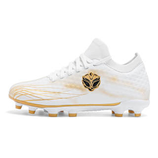 FACTORIAL Wear resistant And Lightweight Low top Kids' Soccer Shoes White Gold Kids'