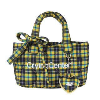 Crying Center Fabric Handbag Large Unisex