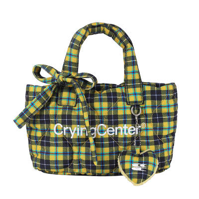 Crying Center Fabric Handbag Large Unisex