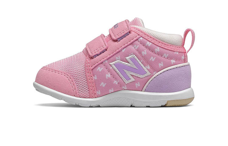 New Balance New Balance 123 Collection Comfortable Cushioning Abrasion Resistant Breathable Low top Toddler Shoes Pink
