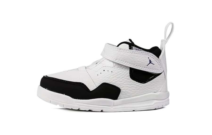 Jordan Jordan Courtside 23 Slip Resistant Cushioning Mid top Toddler Shoes White Black Infant And Toddler