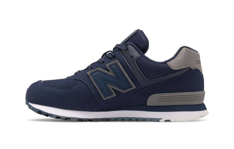 New Balance New Balance NB 574 Comfortable Low top Kids' Running Shoes Dark Blue Children Aged 3 7 Years Old
