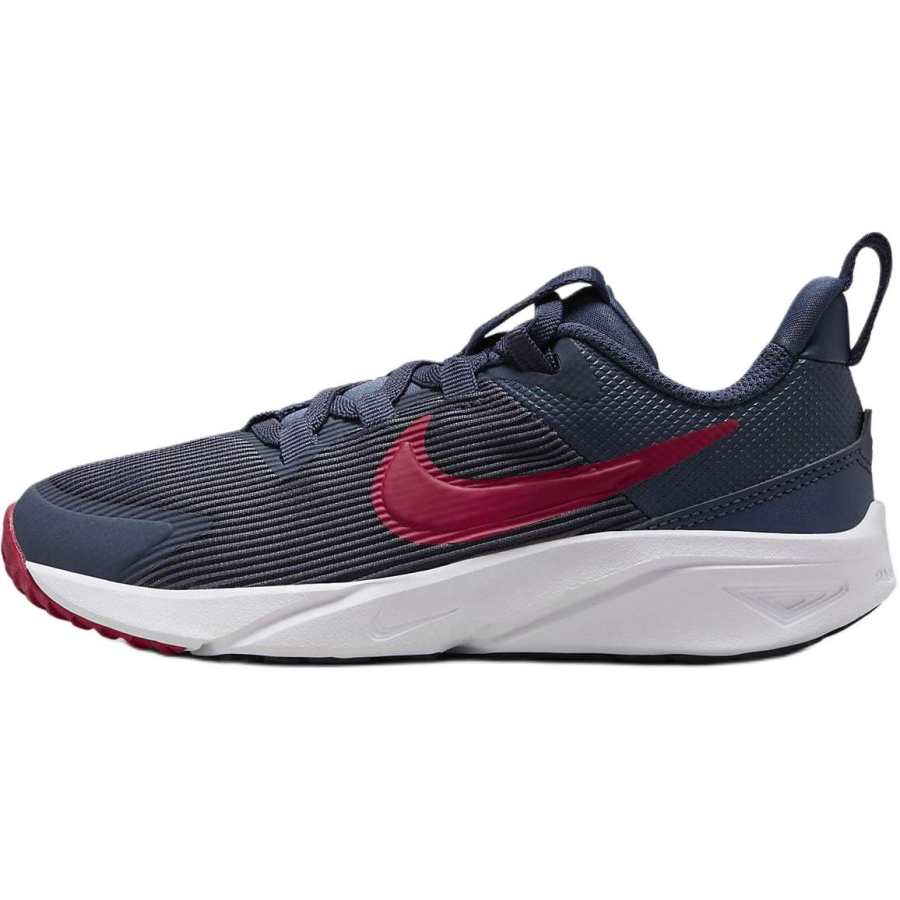 Nike Nike Star Runner 4 Cushioning Rebound Low top Kids' Running Shoes Blue Red Children Aged 3 7 Years Old