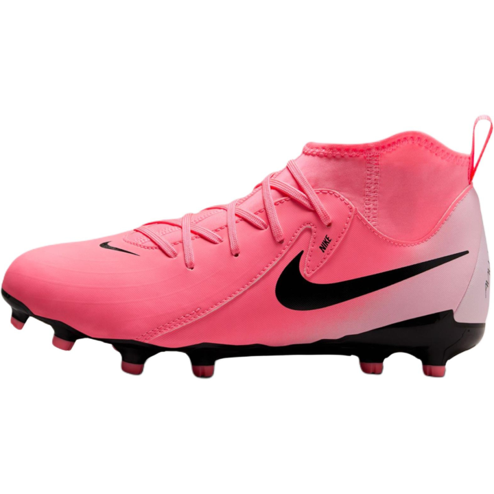 Nike Nike Phantom Luna 2 Slip Resistant Abrasion Resistant High top Kids' Soccer Shoes Pink Kids'