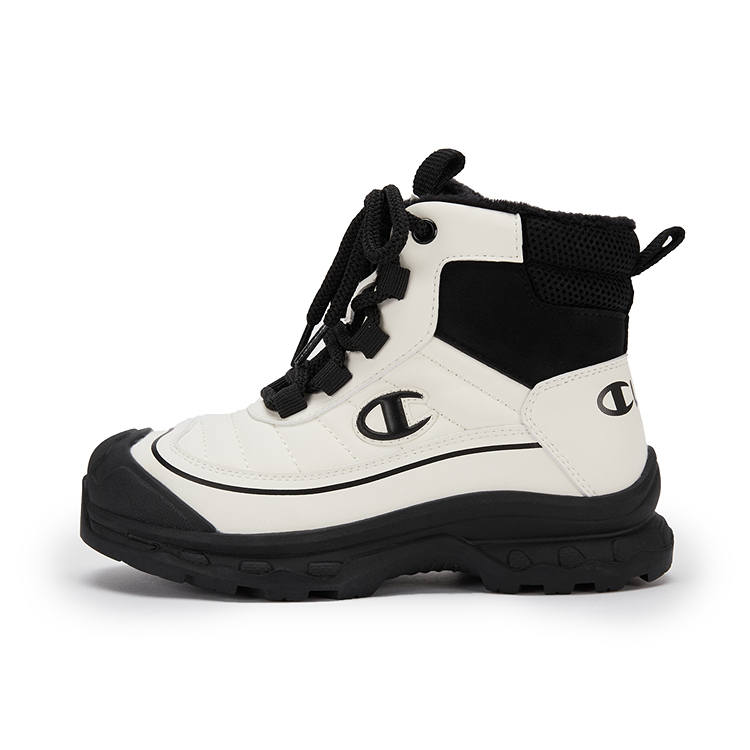 Champion Kids Fashion Fleece Lined Thermal High top Kids' Boots Beige Black Children Aged 3 7 Years Old