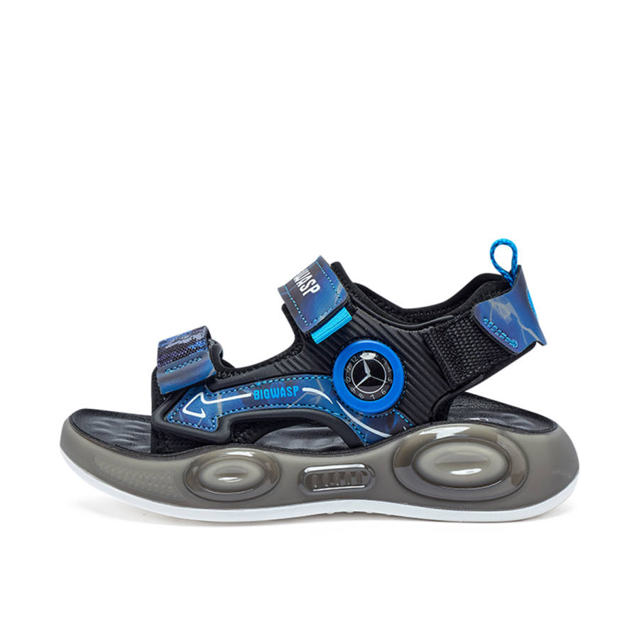 BIG WASP Synthetic Leather, Textile Slip Resistant Breathable Lightweight Cushioning Children's Sandals Kids'