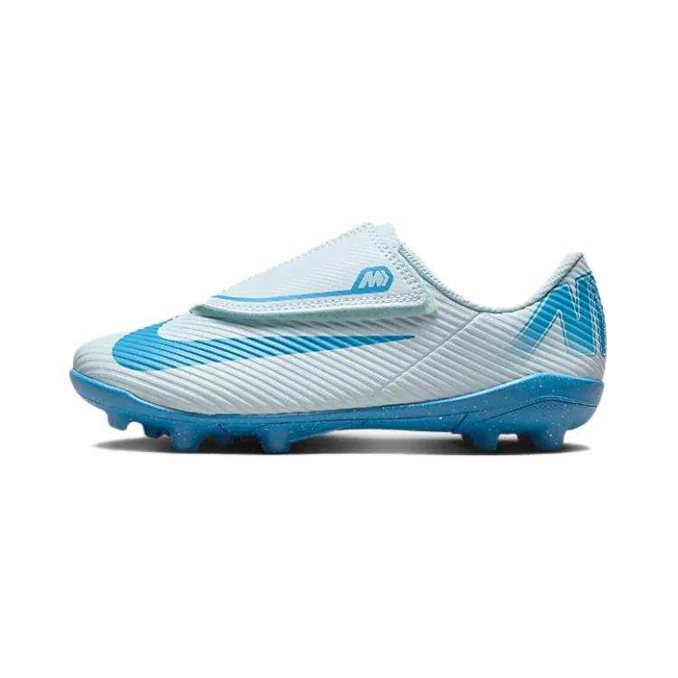 Nike Nike Mercurial Vapor 16 Soft And Comfortable Slip Resistant Abrasion Resistant Low top Kids' Soccer Shoes Blue