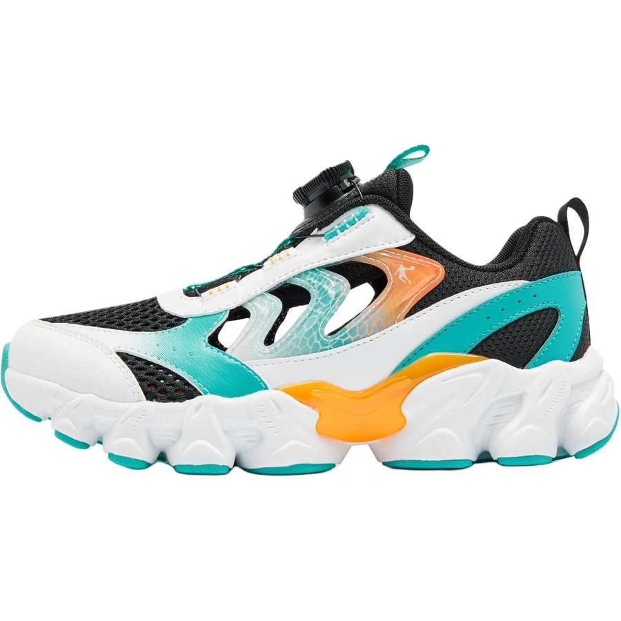 QIAODAN Whale Wave 2.0 Knob Low top Sandal White Black Green Teenagers
