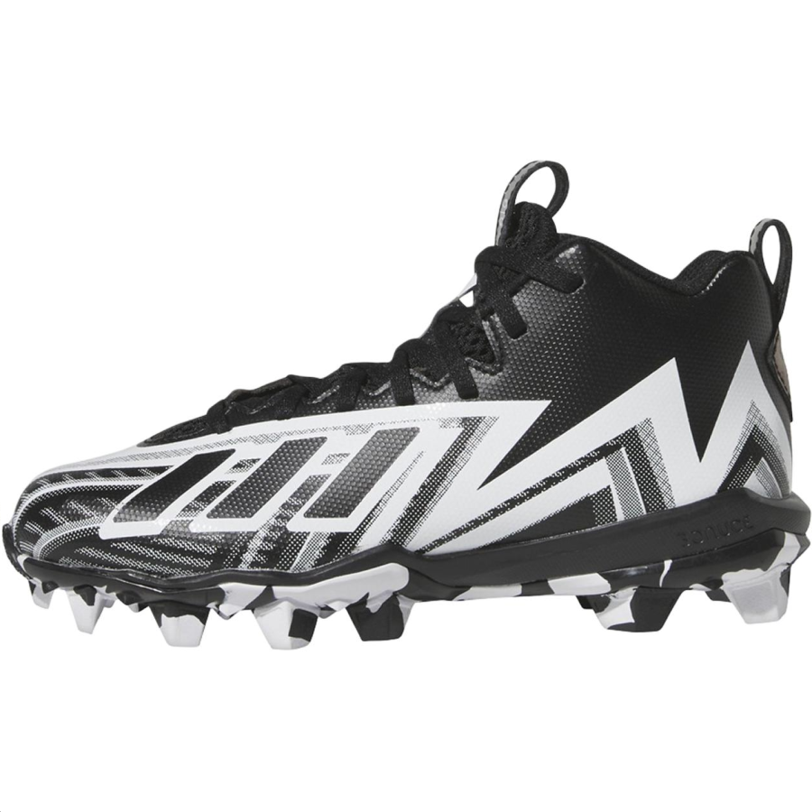 Adidas Adidas FREAK SPARK Abrasion Resistant Low top Kids' Soccer Shoes Black White Kids'