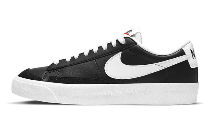 Nike Nike Blazer Low top Skateboard Shoes Black White Unisex