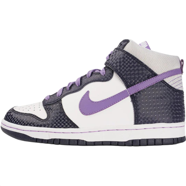 Nike Nike Dunk High top Skateboard Shoes White Black Unisex